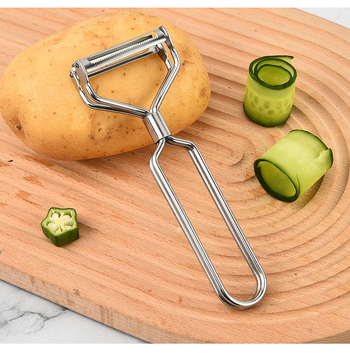 Planer dublu față pentru pepene și curățare fructe, oțel inoxidabil 304, 2 în 1 unealtă de bucătărie