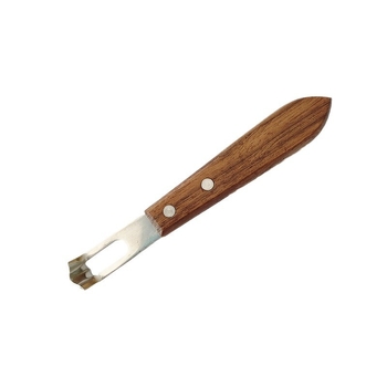 Răzuitor din oțel inoxidabil cu mâner din lemn, multifuncțional, pentru citrice, brânză și fructe