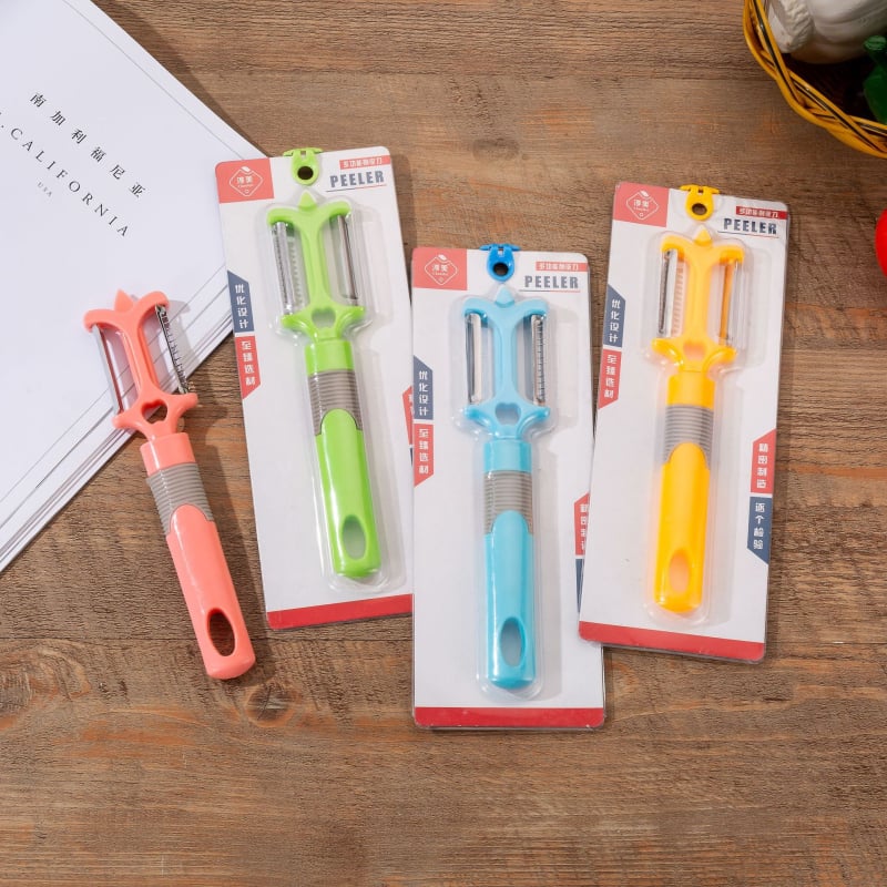 Curățător de legume Chunmei, multifuncțional, construcție din plastic și oțel inoxidabil