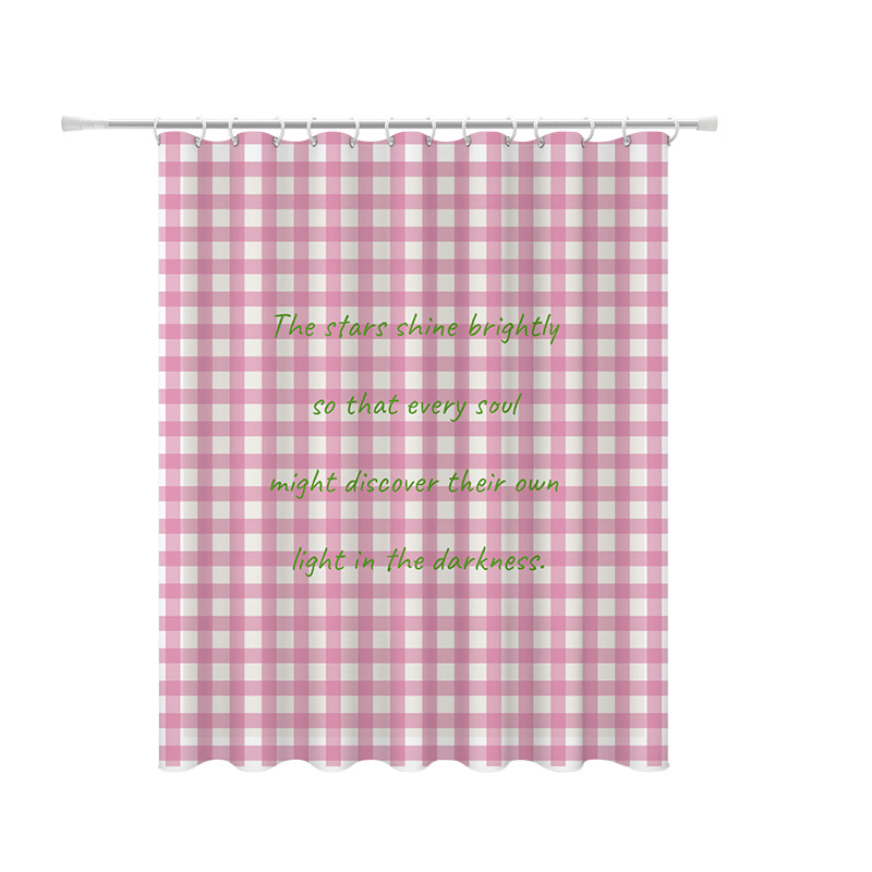 Perdea de duș - Poliester, Stil INS, Design personalizabil, Imprimare logo, Vianna