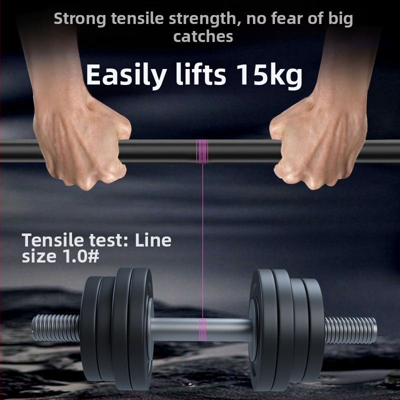 Glavna linija — PE ribolovna najlona YGKPE, snažna, kutija od 100 kom. (Marka: YGKPE; Materijal: PE; Snaga: Snažna; Veličina kutije: 100; Podrijetlo: Chengdu, Sichuan, Kina)