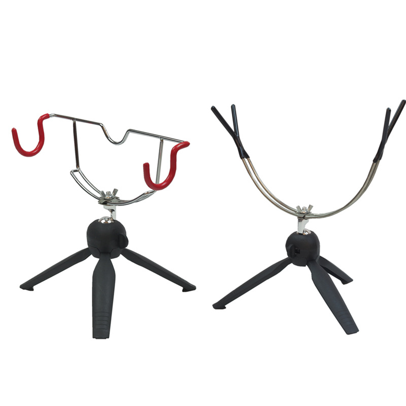 Suport pentru undițe de pescuit pe gheață, pliabil, cu două capete, Fengheng Fishing Gear, metal și plastic