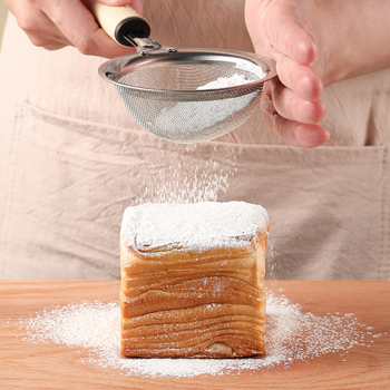 Rozsdamentes acélból készült 3 részes konyhai készlet otthoni használatra: szűrő, tojáshabosító és fehérje elválasztó