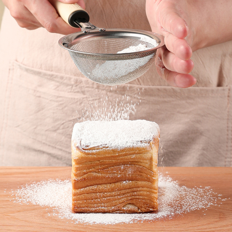 Rozsdamentes acélból készült 3 részes konyhai készlet otthoni használatra: szűrő, tojáshabosító és fehérje elválasztó