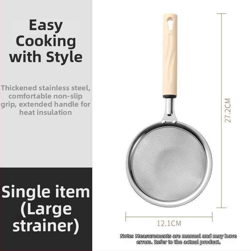 3-dielna sada kuchynských doplnkov z nehrdzavejúcej ocele pre domáce použitie: sitko, šľahač na vajcia a separátor bielkovín