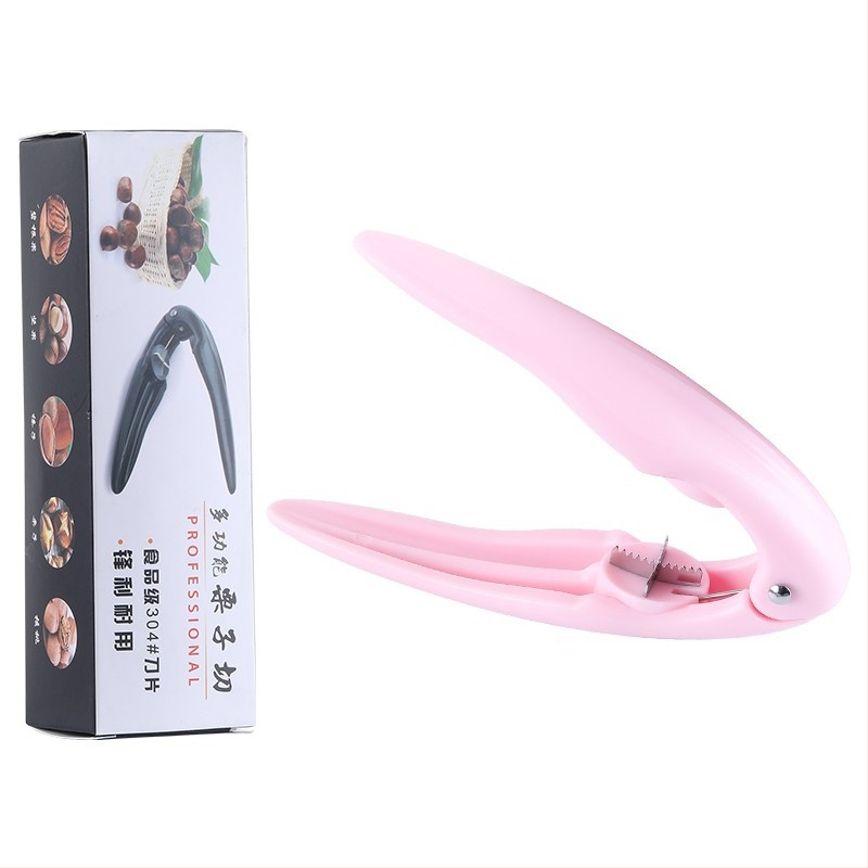 Otvárač na gaštany a škrabka s krížovou sponou, nerezová oceľ, moderný minimalistický dizajn, pôvod Yangjiang, uvedený na trh na jar 2017