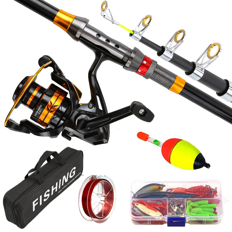Horgászbot és orsó készlet, hosszú dobásra, folyókhoz, tavakhoz és tengerekhez, Modell 9035
