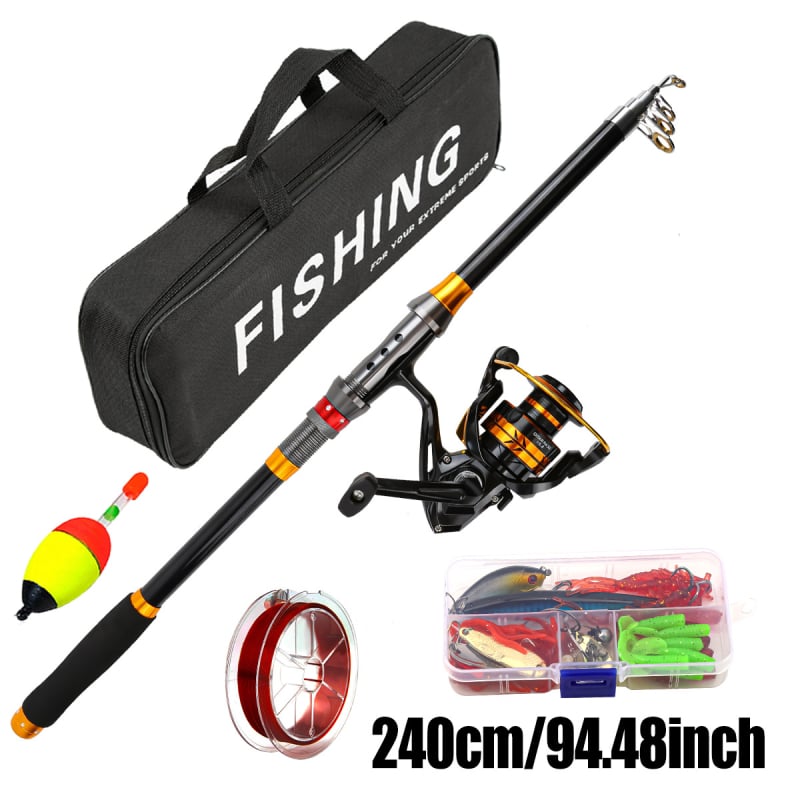 Horgászbot és orsó készlet, hosszú dobásra, folyókhoz, tavakhoz és tengerekhez, Modell 9035