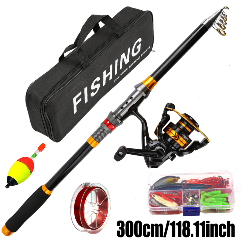Horgászbot és orsó készlet, hosszú dobásra, folyókhoz, tavakhoz és tengerekhez, Modell 9035