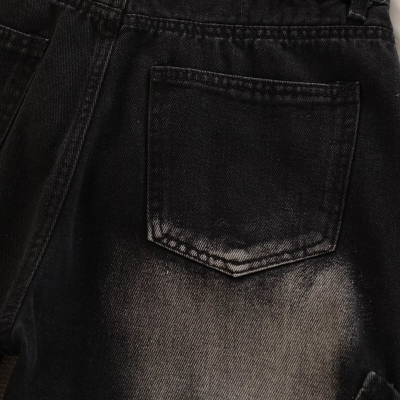 Traperice: elastične, slim-fit i ravne nogavice, poliesterska mješavina tkanine, vintage euro-američki stil, za proljeće