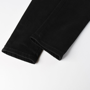 Muške traperice uskog kroja, pamuk denim, srednji pojas, zip, streetwear stil
