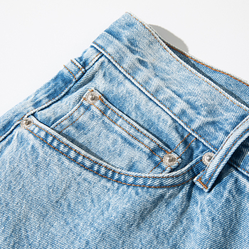 Risotto muške traperice 505 Slim Straight s mikroelastičnim denimom, ledeno plavo pranje, vintage