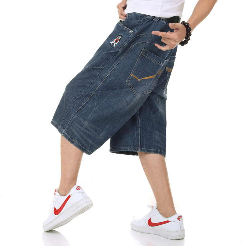 Denim cropped hlače, srednji pojas, širok kroj, lagana tkanina, 70% pamuk
