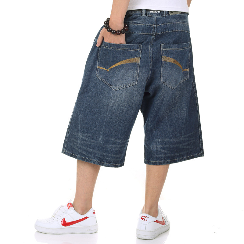 Denim cropped hlače, srednji pojas, širok kroj, lagana tkanina, 70% pamuk