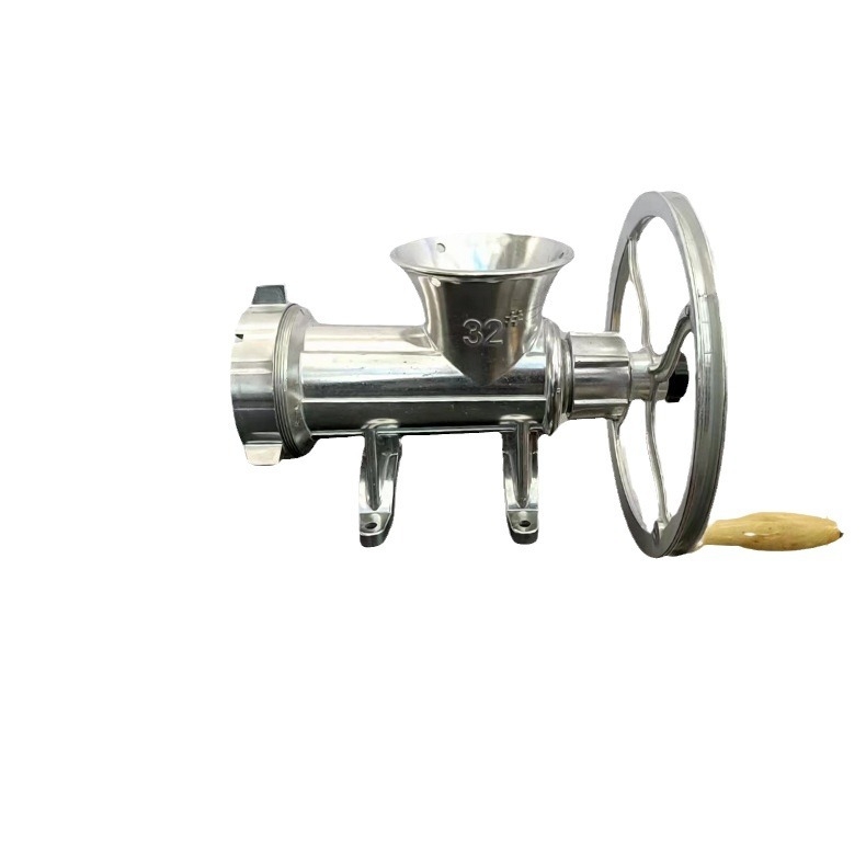 2-u-1 mljevac mesa i punjač kobasica, električno/ručno, aluminij, model 32, zimsko izdanje 2020.