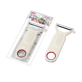 Desfăcător/curățător multifuncțional pentru fructe și legume — lamă din oțel inoxidabil, corp din polistiren, origine Japonia, lansare în 2023