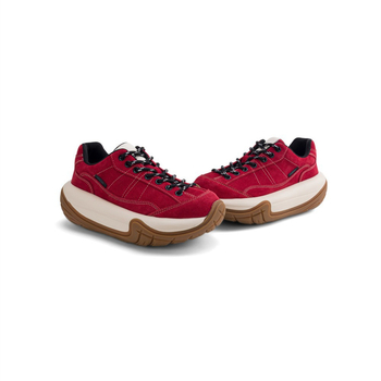 Ženske platforme u stilu dad shoes – okrugli vrh, nubuk koža, unutarnja tkanina, visina pete 0-1 cm, otvor visok