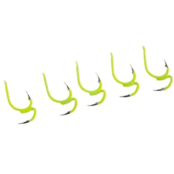 Ribarska udica - druga generacija dvostrukog kuka, sprječava ispadanje, s bodljom (barb), tip kuka: Alphabet god hook, za ribolov na jezeru.