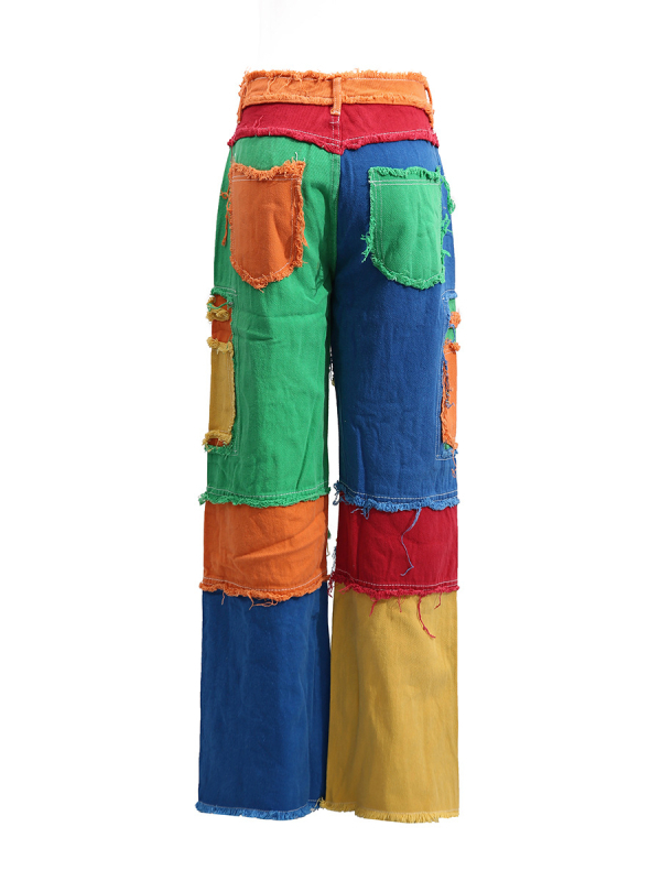 Jeanși femei, talie înaltă, croială dreaptă, finisaj periat, amestec poliester/elastan (70–80% poliester, 20–30% elastan), stil stradal european/american, toamnă 2025