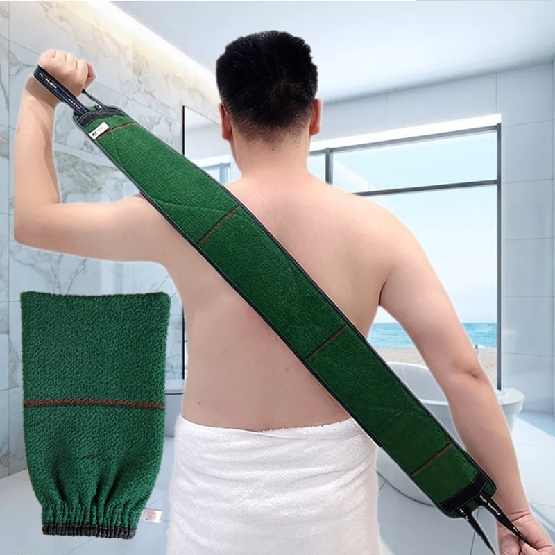 Prosop de exfoliere pentru spate – textură aspră, material Rayon, pentru adulți