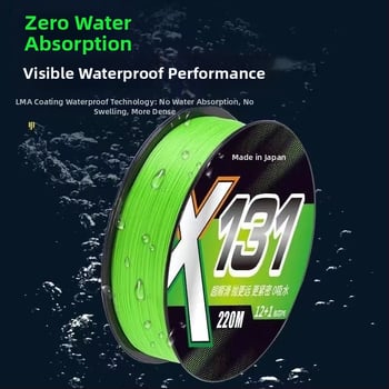 Glavna ribolovna linija, PE materijal, visoka čvrstoća, pogodna za varalice, kutija 500 kom