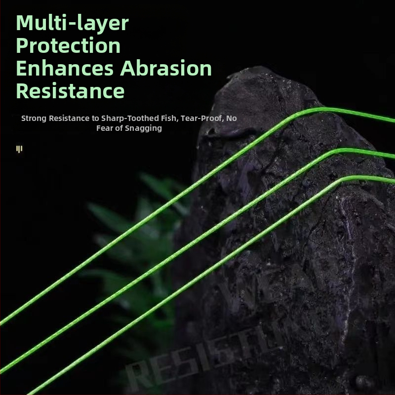 Glavna ribolovna linija, PE materijal, visoka čvrstoća, pogodna za varalice, kutija 500 kom