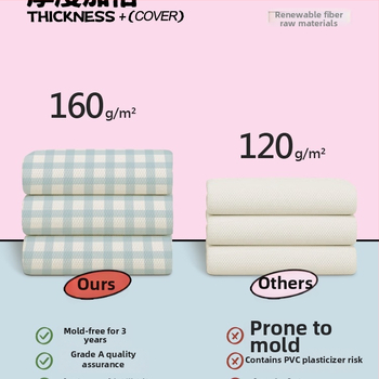 Полиестерова завеса за душ с каре, без пробиване на дупки, водоустойчива и против мухъл, разделяща завеса за баня