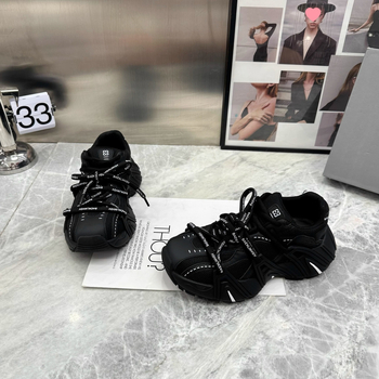 Ženske dnevne tenisice Dad Shoes, gornji dio od flekse, ulošak od vune, vezice, platforma potplat, visina potplata 0-1 cm