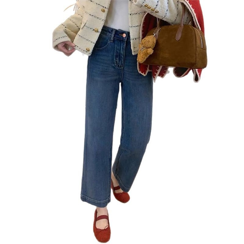 Traperice - Skracene, visoki pojas, ravni kroj, denim, pamuk 50–70%, visoka elastičnost, bez glačanja