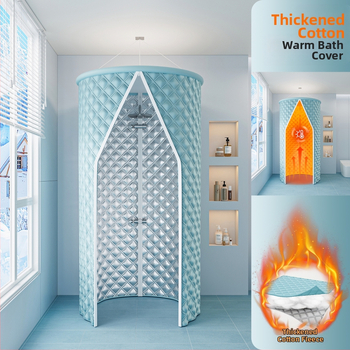 Покривало за баня за зимно домашно къпане, модерен минималистичен стил, полиестер, марка Blue Grass