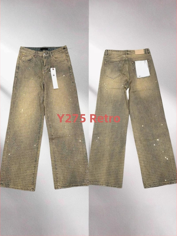 Muške traperice, slobodnog kroja, visokim strukom, kopčano zatvaranje, pamuk denim, ispran završni izgled