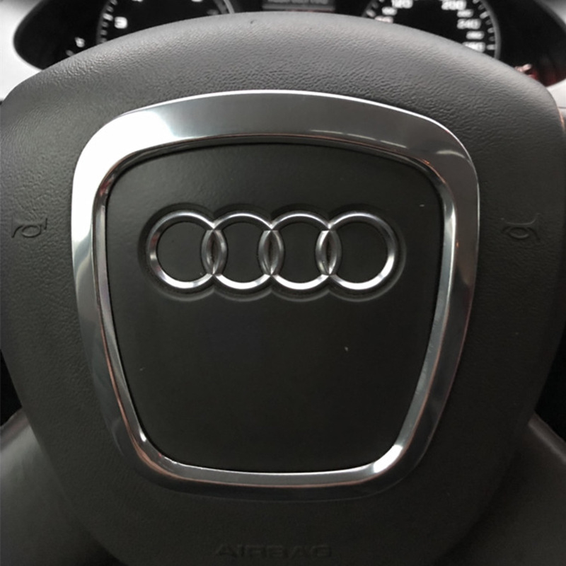 Алуминиев пръстен за декорация на волана за Audi A3/A4L/A5/A6L/A7/Q3/Q5/Q7 – интериорен аксесоар
