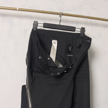 Jeansi, stil coreean, talie medie, denim din bumbac cu fermoar dublu, casual pentru toate anotimpurile