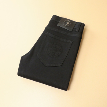 Muške traperice slim-fit, srednji pojas, zatvarač, mikro-elastičnost, mali uski kroj nogavica