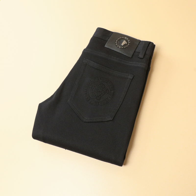 Muške traperice slim-fit, srednji pojas, zatvarač, mikro-elastičnost, mali uski kroj nogavica