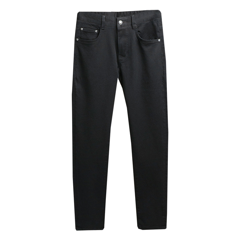 Muške traperice slim-fit, srednji pojas, zatvarač, mikro-elastičnost, mali uski kroj nogavica