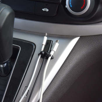 Automobilski držač kablova – PVC, model 106, paket od 8 komada