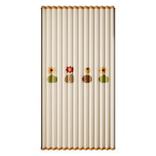 Магнитна сгъваща се завеса за душ, имитационен лен, водоустойчива и устойчива на мухъл, ветроустойчива, модерен стил