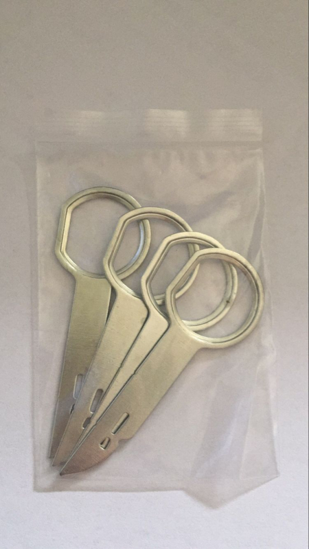 Alat za demontažu ključeva za Volkswagen, Ford i Audi – Željezni alat, model SL-TOOL01, tisk logotipa, prilagođavanje
