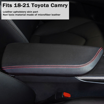 Husă protecție cotieră Toyota Camry 2018-2021 (a 8-a generație) – piele microfibră, accesorii consola centrală, Brand Free Heart