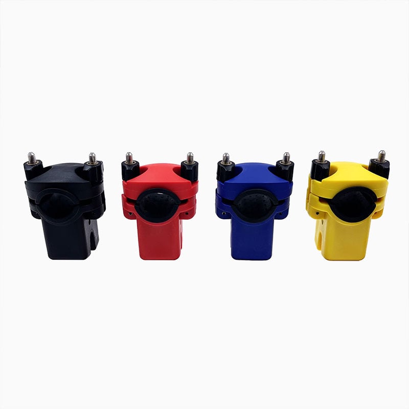 Suport pentru lansete de pescuit pe barcă, cu clips pentru lansetă și suport pentru carduri – Tough Gun Equipment, aliaj ABS