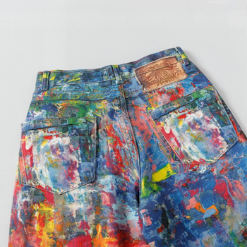 Jeansi pentru bărbați, croială dreaptă, bumbac, talie medie, fermoar, ușori