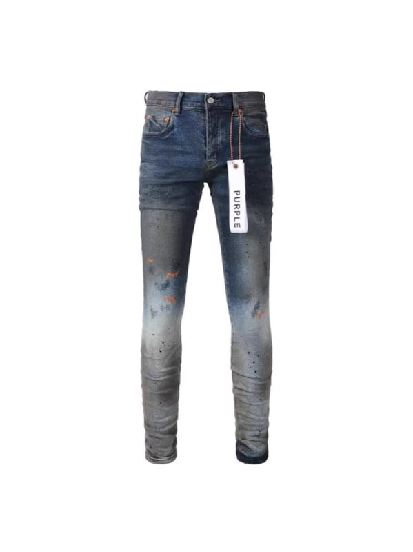 Jeans pentru bărbați, croială dreaptă, talie medie, fermoar, denim din bumbac, microelasticitate