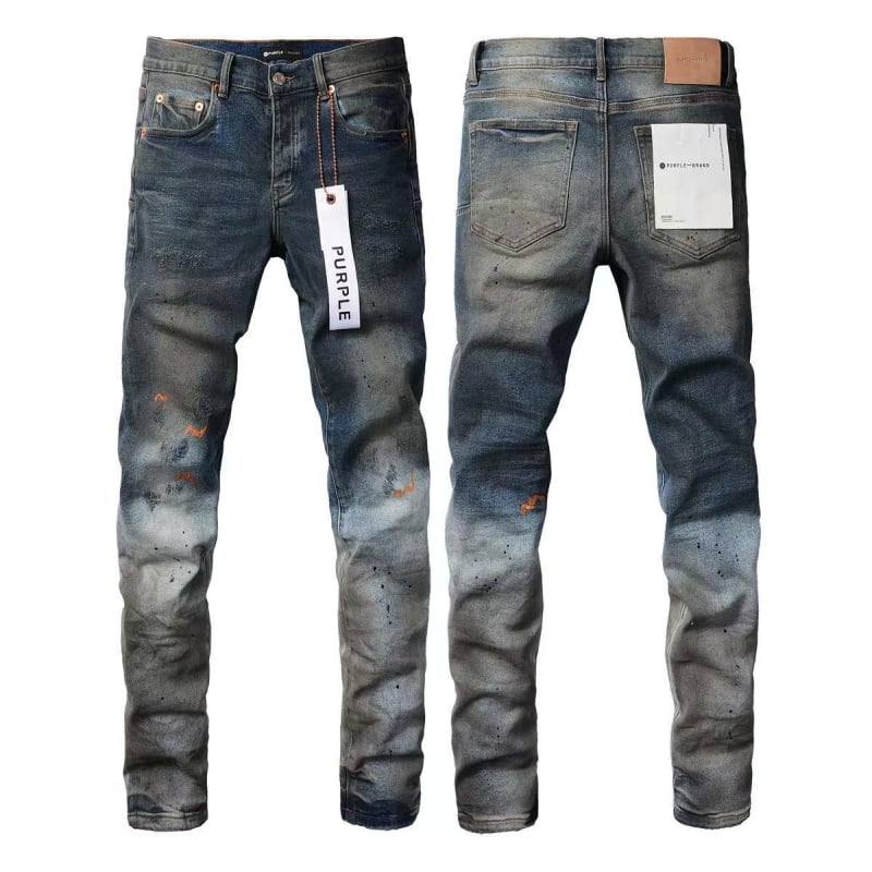 Jeans pentru bărbați, croială dreaptă, talie medie, fermoar, denim din bumbac, microelasticitate