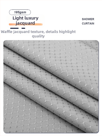 Душ завеса в скандинавски стил, полиестер, водоустойчива, против мухъл (Материал: полиестер; Стил: скандинавски; Водоустойчива; Против мухъл)