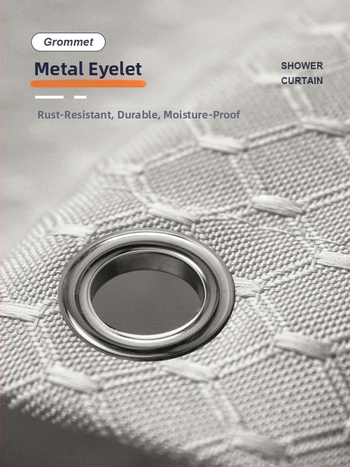 Душ завеса в скандинавски стил, полиестер, водоустойчива, против мухъл (Материал: полиестер; Стил: скандинавски; Водоустойчива; Против мухъл)