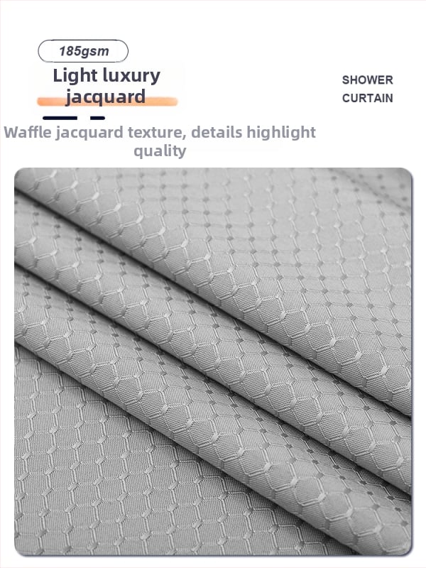 Душ завеса в скандинавски стил, полиестер, водоустойчива, против мухъл (Материал: полиестер; Стил: скандинавски; Водоустойчива; Против мухъл)