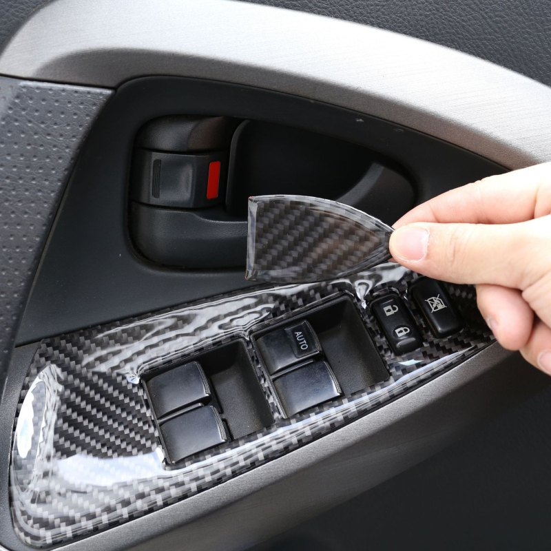 Karbonska vlakna unutarnja ukrasna pločica za vrata za Toyota RAV4 (2006–2012), model ASCF-435
