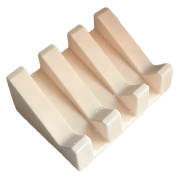 Силиконова дренажна поставка за сапуни с кутия — държач и съхранение за сапун в баня, марка Seven, отпечатано лого, без капак