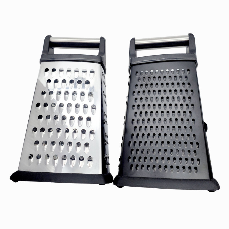 Dongshang rozsdamentes acél 430 négyszögletes reszelő zöldségekhez és gyümölcsökhöz, multifunkcionális konyhai eszköz ABS markolattal
